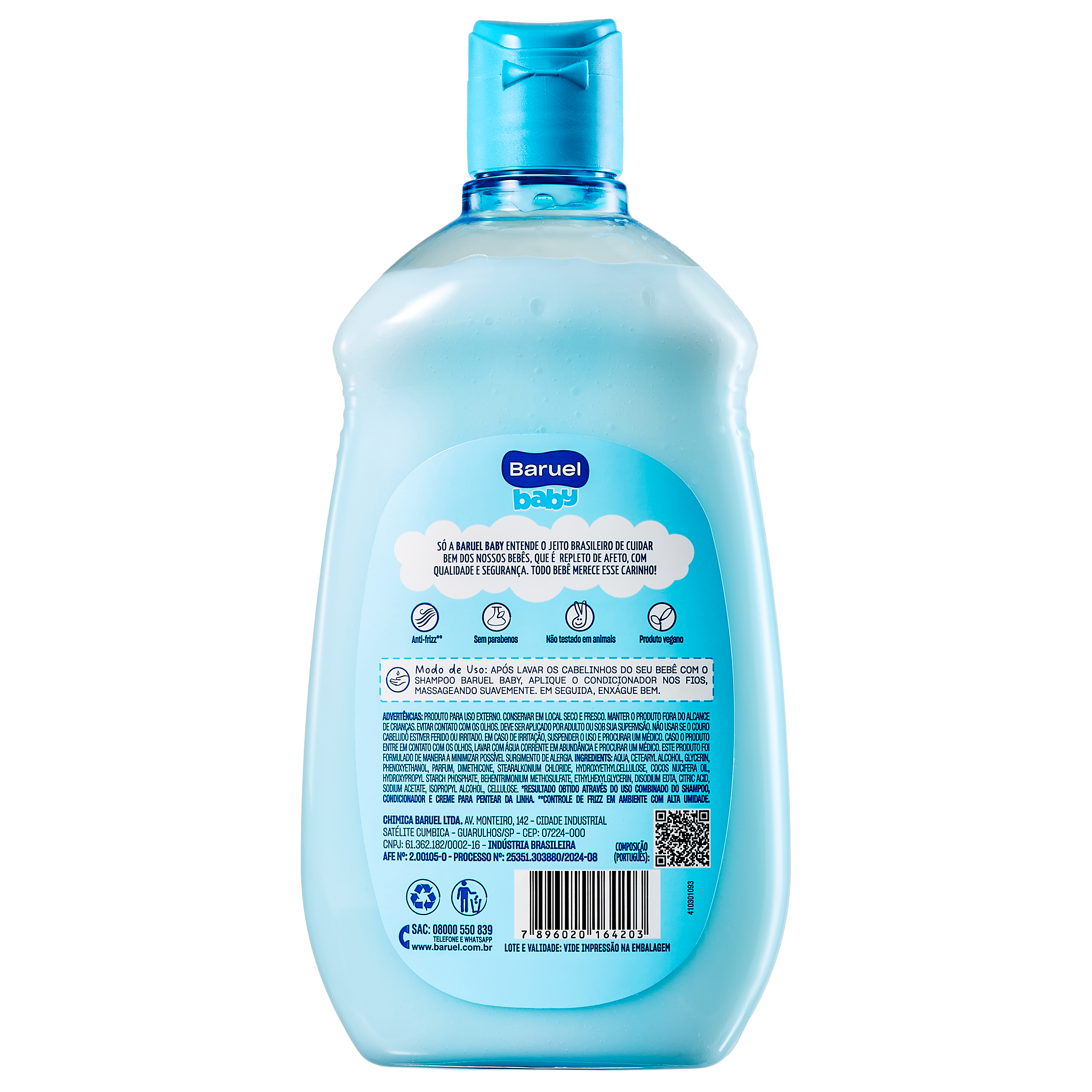 Condicionador Infantil Cabelos Crespos 400ml