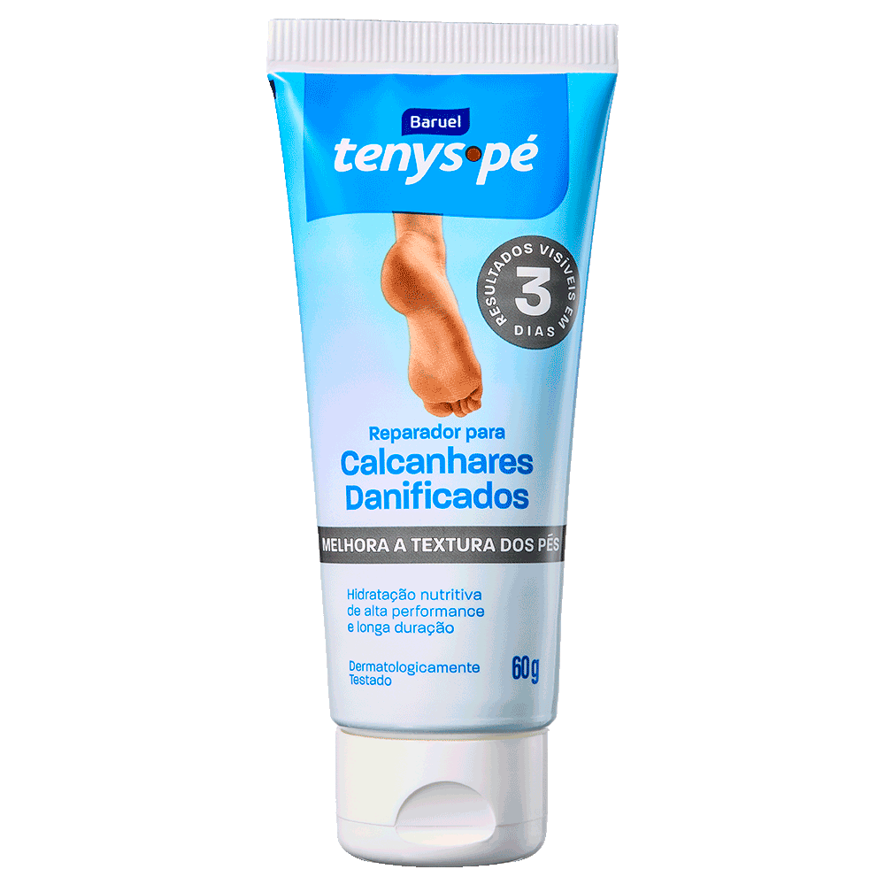 Creme Reparador para Calcanhares Danificados 60g – Tenys Pé Baruel