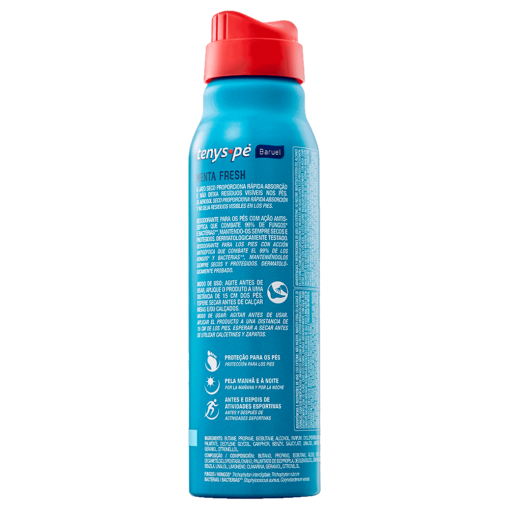 Desodorante para os Pés Jato Seco Menta Fresh 92g / 150ml