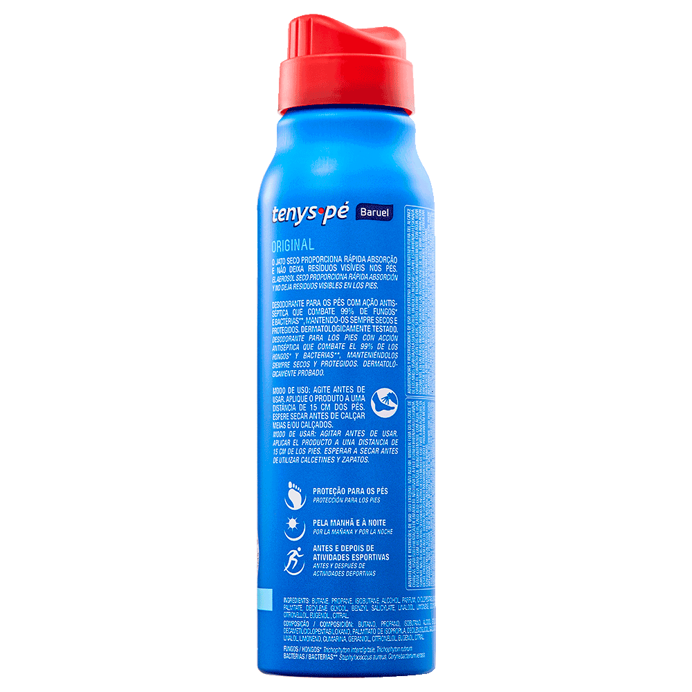 Desodorante para os Pés Jato Seco Original 92g / 150ml