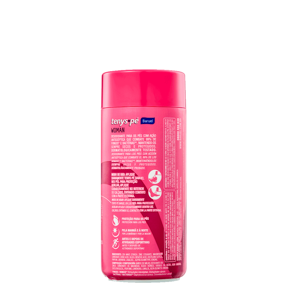 Talco Desodorante para os Pés Pó Woman 60g